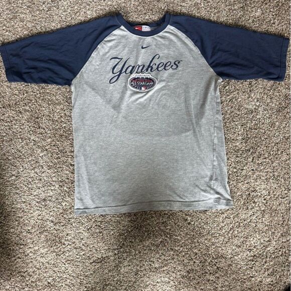 Nike 2008 MLB All Star Game at old Yankees stadium baseball tshirt - Picture 1 of 4